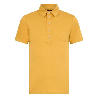 Moorer Polo Shirts, male, Yellow, Size: 3XL Verbano Polo Shirt