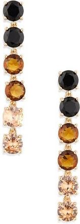 Tasha Ombr&eacute; Crystal Linear Drop Earrings in Champagne Multi at Nordstrom Rack