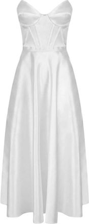 Elisabetta Franchi Abito 360 - Dresses - Mujer - Blanco - XS