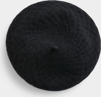 Canadian Hat Womens Monochrome diamond wool beret