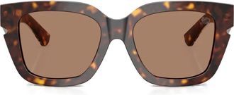 Burberry Sunglasses Zonnebril met vierkant - Bruin