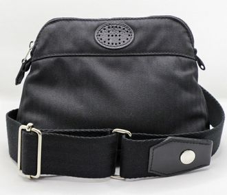 Hermès Black Canvas Fanny Pack Pouch (Pre-Owned)