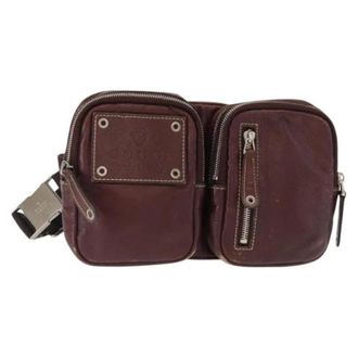 Gucci Pre-owned Vintage Belt Bag - Dames - Pre-owned - Rood - Maat: ONE Size Leer