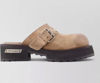 Balenciaga leather mules