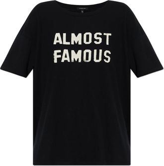 R13 Almost Famous T-shirt - Dames - T-shirts - Zwart - M - Katoen - Tops