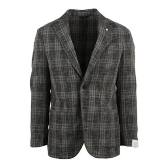 L.B.M. 1911 Blazers, male, Brown, Size: 3XL Blazer Stondato