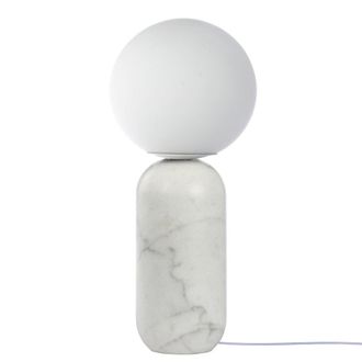 Dainolite 1 Light Alabaster Table Lamp w/ Opal Glass