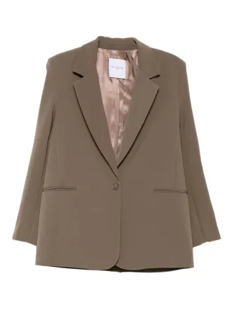 Isabelle Blanche single-breasted blazer - women - Fabric - L - Brown