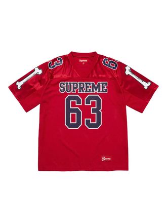 SUPREME Stadium Bones Football Red T-shirt