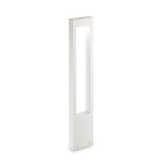 Netlighting Vega 1 Light Outdoor Bollard White IP44 G9