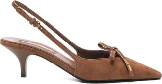 Miu Miu Brown Slingback Pumps
