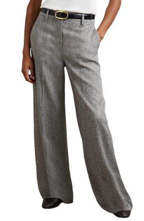 Reiss Darlton Straight Leg Pants in Grey at Nordstrom Rack, Size 4 Us / 8 Uk
