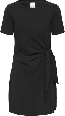 Ichi DR Zwart Stijlvolle Mixer - Dames - Korte kleedjes - Zwart - XL - Kleedjes