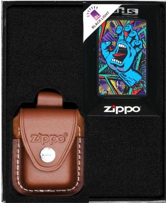 OEM Encendedor Zippo Santa Cruz Design 2 Set De Regalo N.&deg; 4