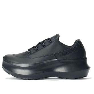 Salomon (WMNS) COMME des GARONS SALOMON SR811 Leather Platform Black 473579