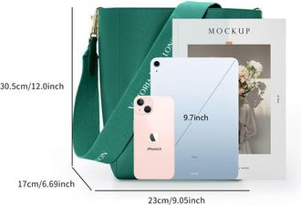 Victoria Hyde London Womens Romi Shoulder Bag Green Leather - One Size