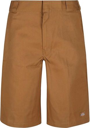 Dickies Bruine Shorts- Maatvoering klopt- Model 1-84m - Heren - Korte Broeken - Bruin - W32 - Katoen - Korte Broeken