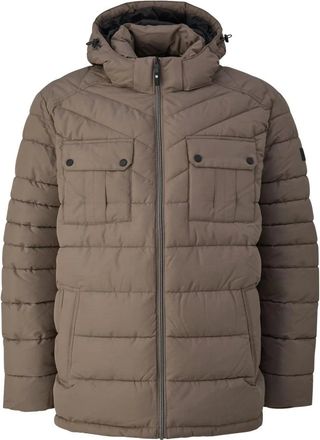 s.Oliver Winterjassen - Heren - Jassen - Bruin - Maat: 4XL Leer