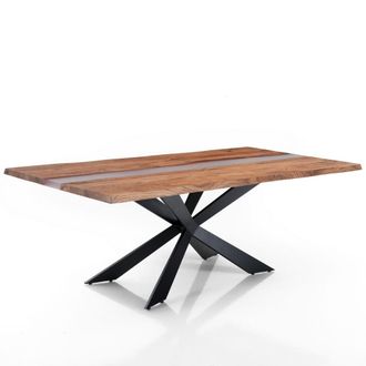 Oresteluchetta Mesa de 8 plazas de madera maciza cm. Al.75 x p.100 x l.195