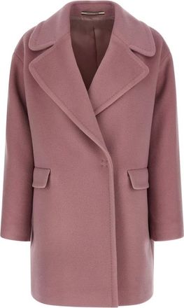 Tagliatore Jassen, Dames, Roze, 2Xs, Wol, Astrid Coat