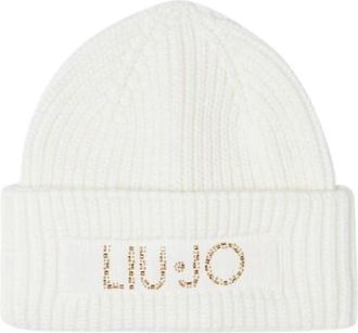 Liu Jo Gorro de punto - Accessories - Mujer - Blanco - ONE SIZE