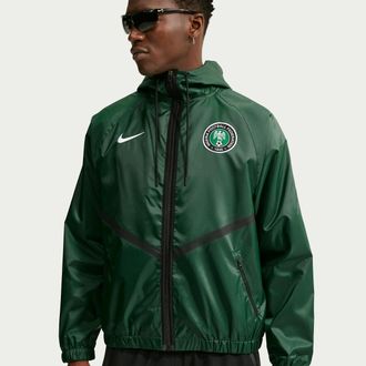 Nike Nigeria Nike Mens Dri-FIT Soccer Anthem Jacket in Green | IH1624-341
