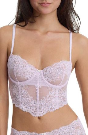 Skarlett Blue Captivate Crop Underwire Camisole in Lilac Pink at Nordstrom, Size X-Large