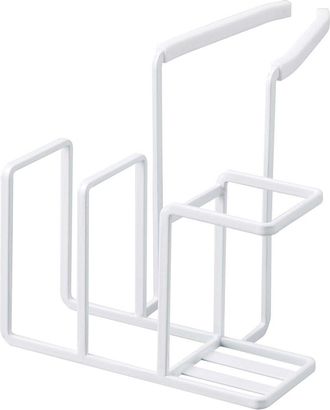 Yamazaki Home Faucet-Hanging Sponge & Brush Holder