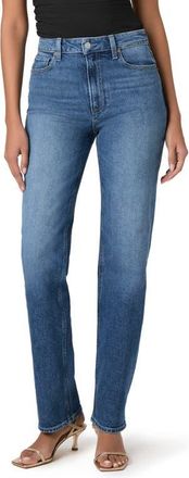Paige Stevie High Waist Straight Leg Jeans in Bonjour at Nordstrom, Size 25