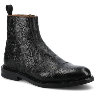 Taft Mens Lewis Side-zip Boot in Black Floral at Nordstrom, Size 10.5