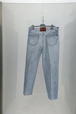 Celine Mens Boyfriend Jeans 001 Powder Blue Cotton