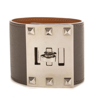 Herm&egrave;s Pre-owned Womens Kelly Dog Bracelet - Grey - One Size