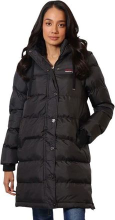 Canada Weather Gear Womens Long Heavyweight 2 in 1 Puffer Jacket and Vest in Black at Nordstrom, Size Medium