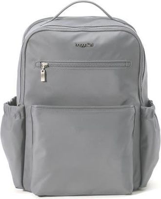 Baggallini Tribeca Expandable Laptop Backpack in Opal Grey Twill at Nordstrom