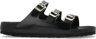 Birkenstock Zwarte Instap Gesp Sandalen - Dames - Sandalen - Zwart - 38 EU - Schoenen