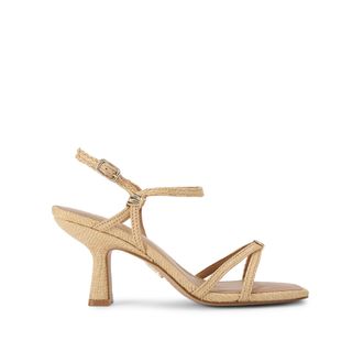 Steve Madden Womens Posy Beige Raffia Sandals Fabric - Size UK 5