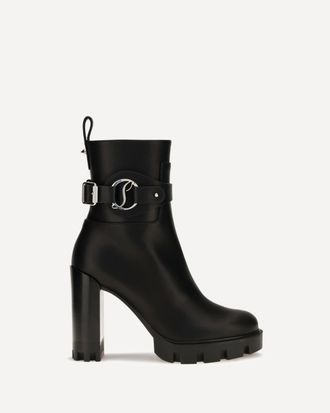 Christian Louboutin Stivaletti Dianouchette Lug in pelle Woman 37.5