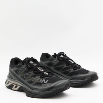 MM6 Maison Margiela X Salomon Mm6 Maison Margiela X Salomon Technical Mesh Lace-Up Sneaker - Black