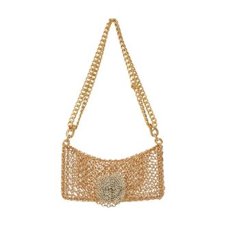 Silvia Gnecchi Shoulder Bags, female, Yellow, Size: ONE SIZE Camelia Bag