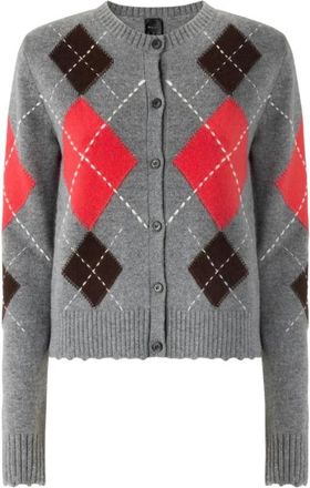 Pinko Cardigans - Dames - Vesten - Grijs - M - Truien & Vesten
