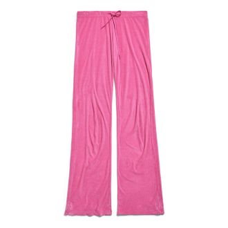 Balenciaga (WMNS) Balenciaga Low Waist Tracksuit Pants Dark Pink 791750TQVX45803