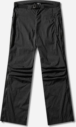 GR10K Men s Check Arc Pants Dark Navy