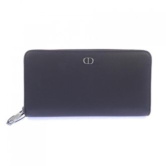 Dior Black Long Wallet (Bi-Fold) (Pre-Owned)
