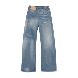 Maison Margiela Dames, Jeans, Blauw, Maat: W28 Katoen