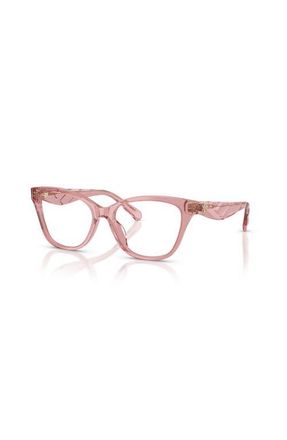 Tory Burch 51mm Cat Eye optical glasses in Pink at Nordstrom