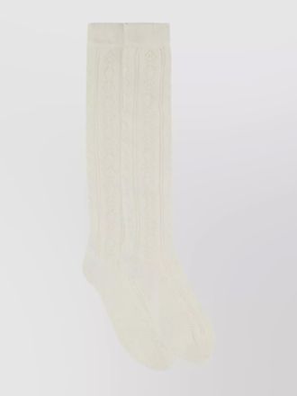 Valentino cotton perforated socks