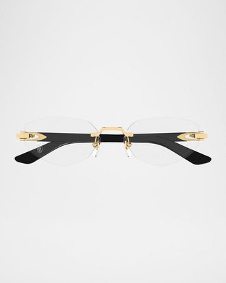 Cartier Cat-Eye Metal Optical Frames