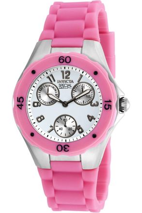 Invicta Angel 18791 Dames Horloge - Quartz Uurwerk - Roestvrij Staal met witte Wijzerplaat - 38mm