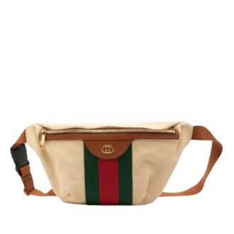 Gucci Pre-owned Canvas Belt Bag - Dames - Pre-owned - Beige - Maat: ONE Size