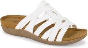 BareTraps Joneva Slide Sandal in White White at Nordstrom Rack, Size 5.5